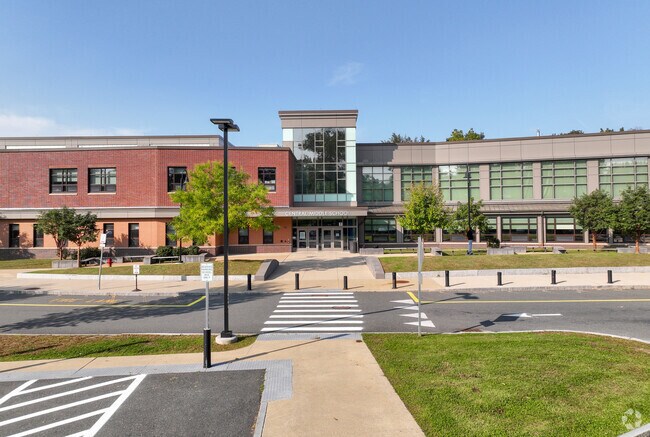 Central Middle School is a short drive from Stoneham Square.