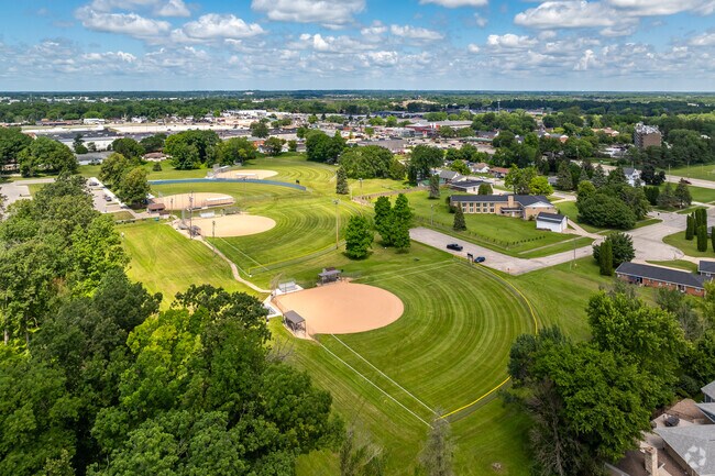 Overlooking Colburn Park and the neighborhood.