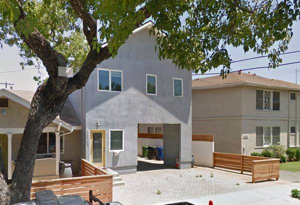 front of house and carport