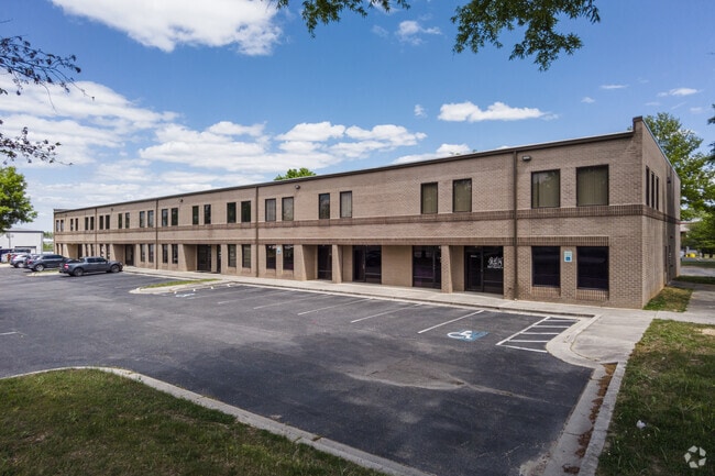 Typical commercial spaces in a Rosaryville industrial park.
