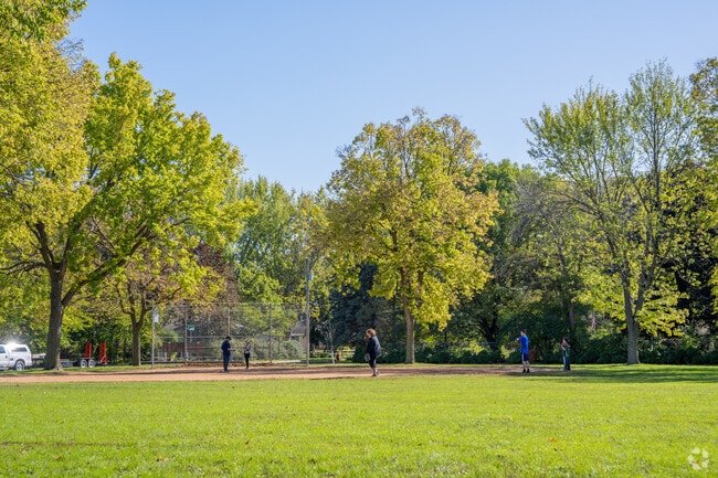 Catch a game of baseball at Moir Park in West Bloomington.