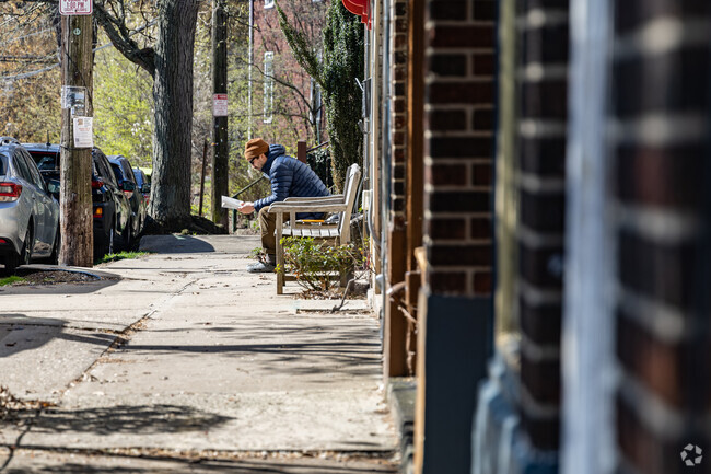 Residents have access to benches on sidewalks throughout the neighborhood of Kelly West.