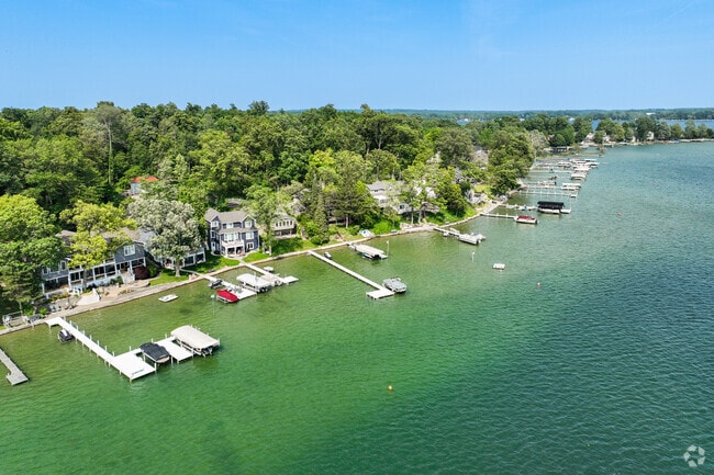 The community of Angola is surrounded by several lakes that residents enjoy during the summer months.