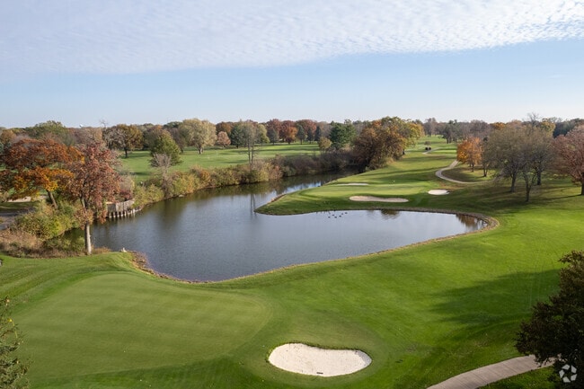 A view of the pond at Short Hills Country Club in East Moline.