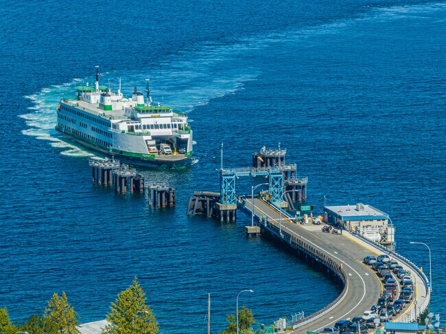 The Southworth Ferry is a minutes away from the East Port Orchard neighborhood.