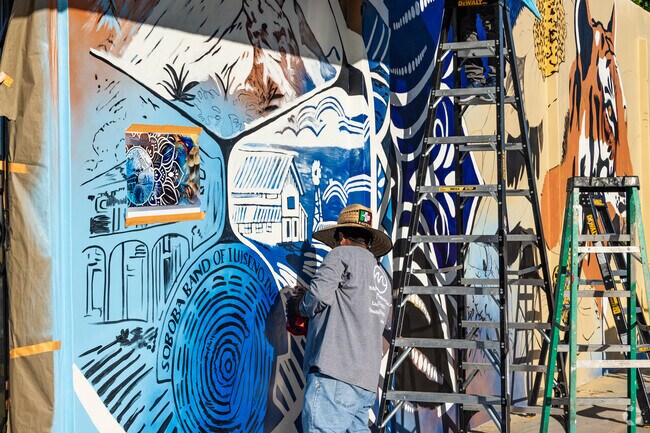 San Jacinto takes pride in its community and culture through murals with local artists.