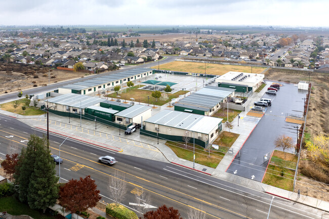 The campus of Phoenix Secondary School in Fresno.