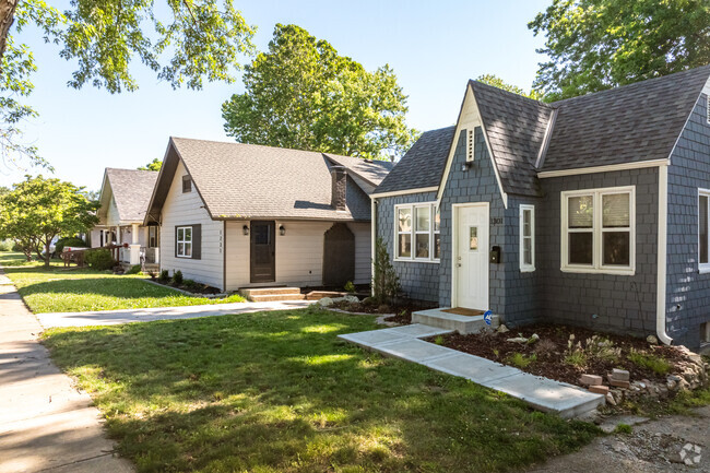 Craftsman style homes can be found on the shaded streets of the Bristol neighborhood.