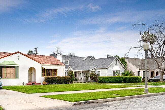Pomona Valley homes display a mix of architectural styles across quiet neighborhoods.