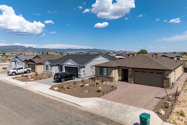 Modern ranch homes are a common style in the Coyote Springs neighborhood in Prescott.