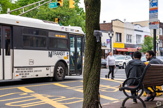 Many bus lines run through North Bergen's Bergenline Avenue.