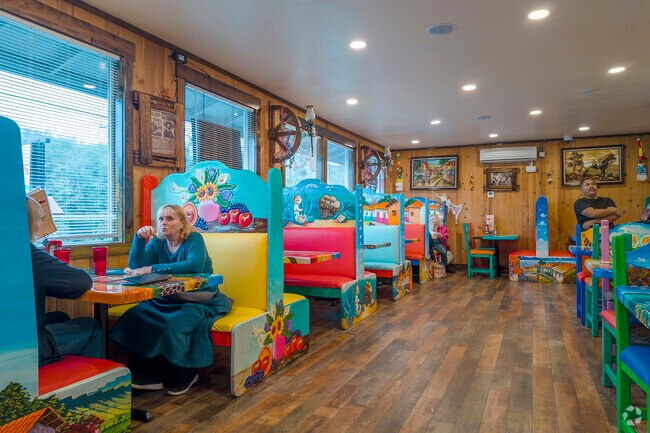 Many locals enjoy an afternoon lunch at 2 Margaritas.