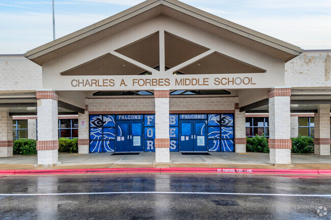 Many generations of families have passed through the doors at Charles A Forbes Middle School.