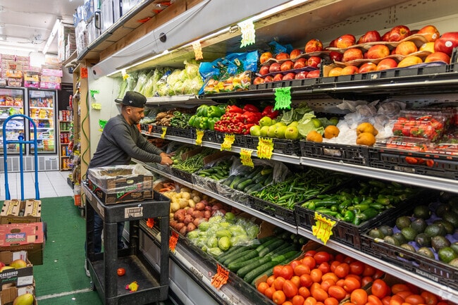The La Familia Market in the Pullman neighborhood stocks their shelves daily with fresh food.