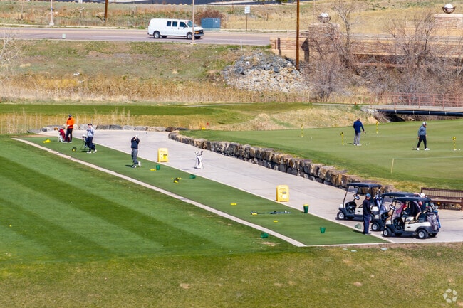 Practice your swing at the Thorncreek Golf Course near Fallbrook Farms.