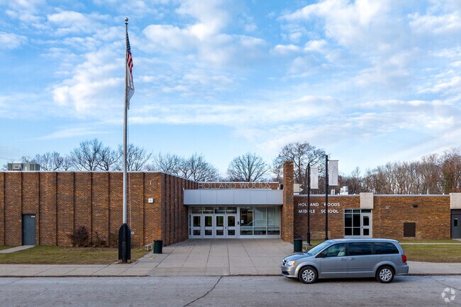 Port Huron's Holland Woods Middle School services just over 400 students.