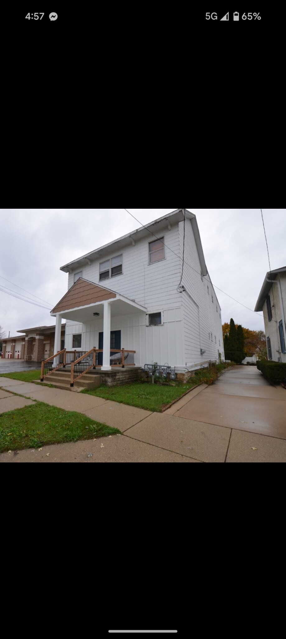 Front view from Main St.