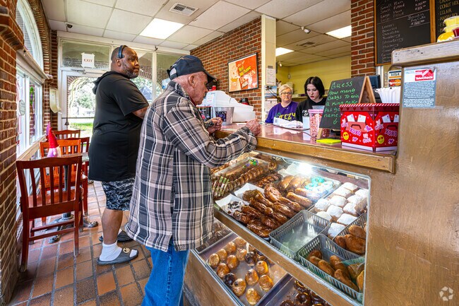 Grab some freshly made donuts from Mikey's Donut King in Opelousas.