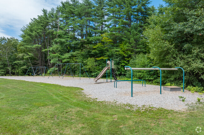 Students at Danbury Elementary School can enjoy swings.