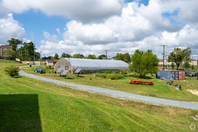 The East Capitol Urban Farm gives East Corner residents a place to grow fresh produce.