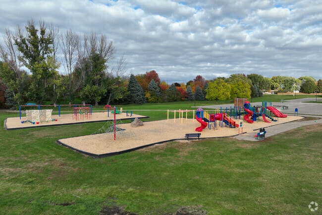 Akin Road Elementary School has a large, safe playground.