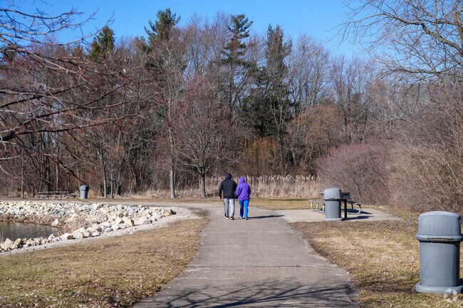 Take a hike around the beautiful lake at the Monee Reservoir.
