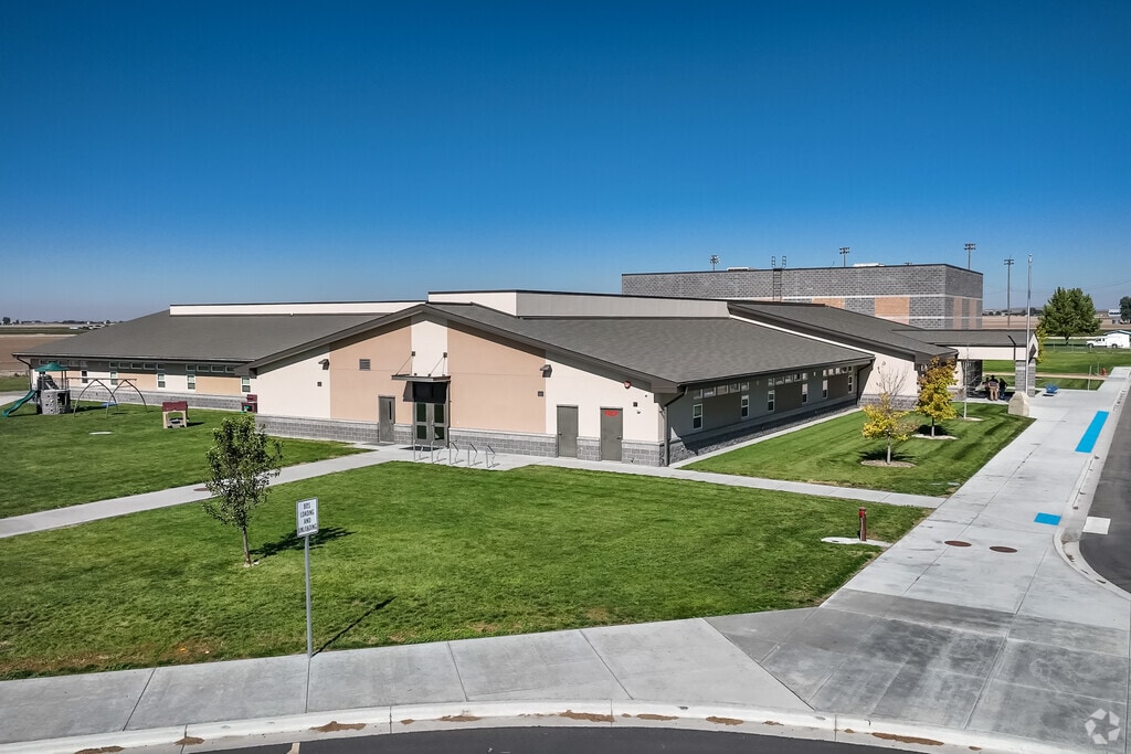 Notus Elementary Southeast entrance.
