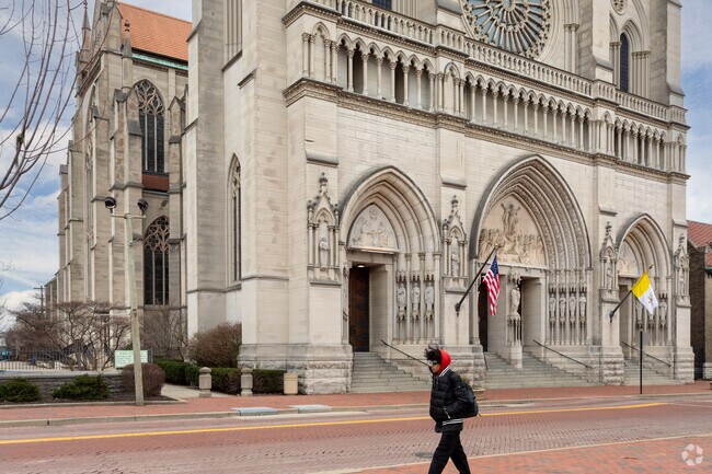 The Cathedral Basilica of the Assumption is located in Westside Covington.