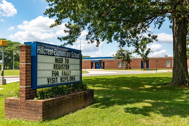 Welcome to Hillcrest Elementary School in the Catonsville neighborhood.