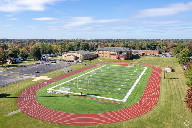 Chaney High School near Belle Vista features an athletic field.