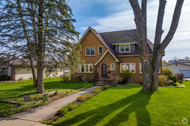 A lovely brick Tudor in the Alcott Park neighborhood.