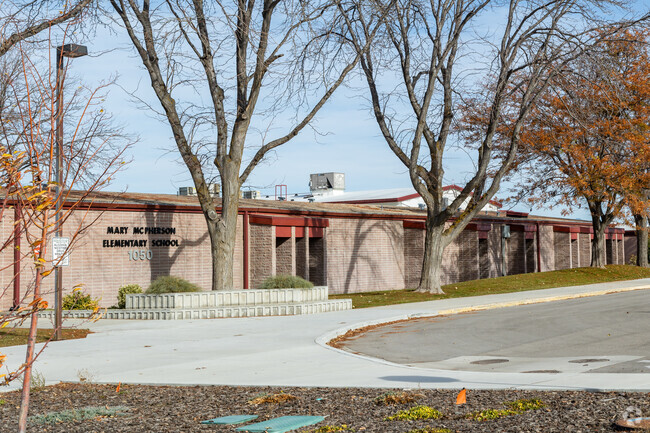 Mary McPherson Elementary south loading zone.