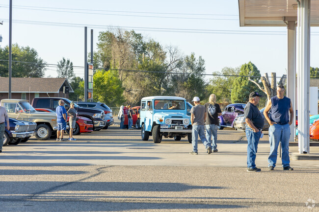 The locals gather every first Friday for a car show in Lower East Side, Pueblo.