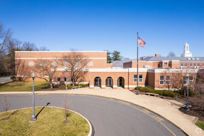 Wyomissing Junior Senior High features a loop for easy drop-off and pick-up times.