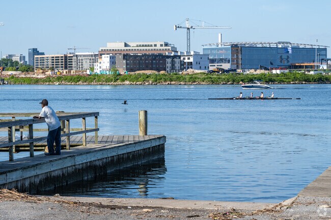 Hang out by the water in Brooklyn.