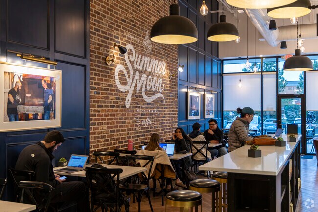 Summer Moon Coffee is a local favorite to warm up with hot chocolate during Conroe's winter.