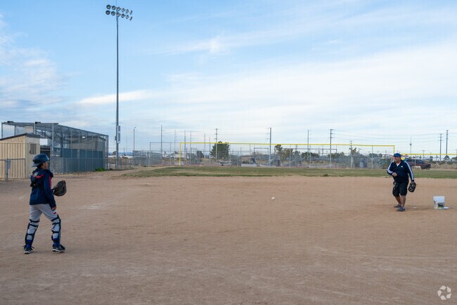 Richardson Park's baseball field is a great place to catch a youth baseball game or to train.