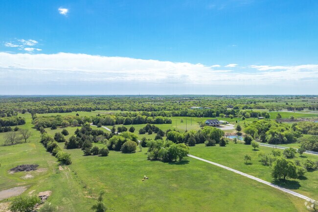 Open green spaces in Decatur surround the city on all sides.