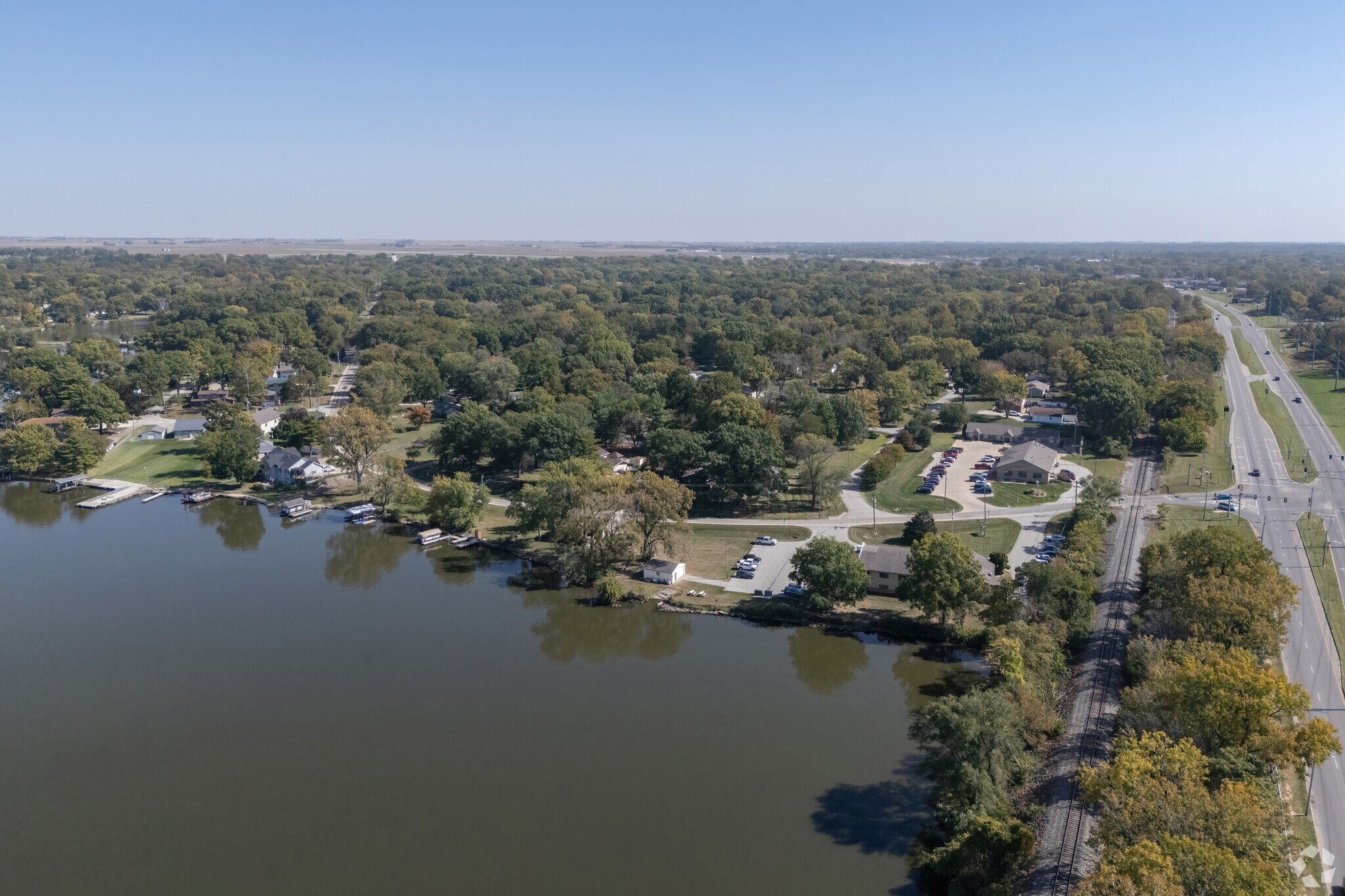 The US 36 highway brings residents of Bayview toward shopping or the other direction downtown.