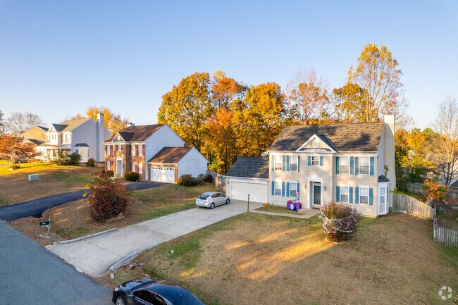 Homes in Stafford sit on large lots.