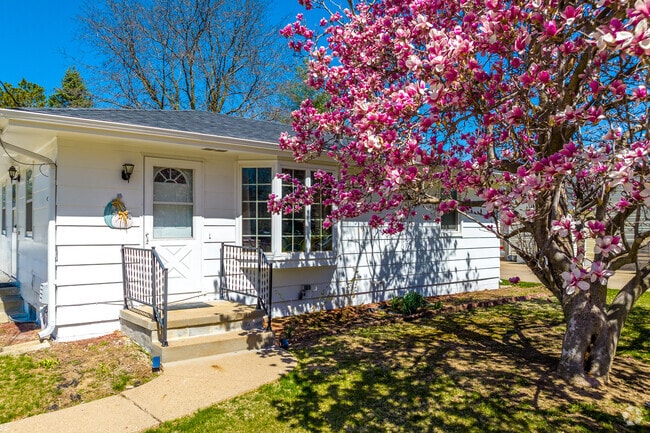 Springtime in South Central DSM means flowering trees in beautiful yards