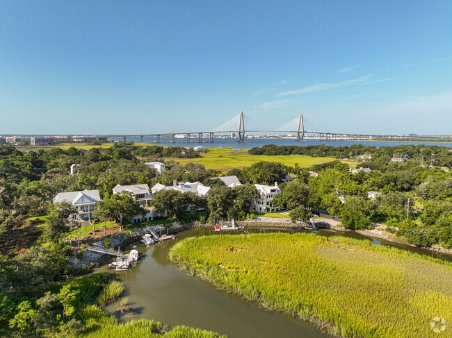 Remley Point has charming homes with private docks in Mount Pleasant.