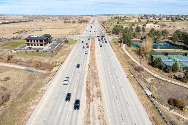 Parker Road is the main thoroughfare in The Pinery.