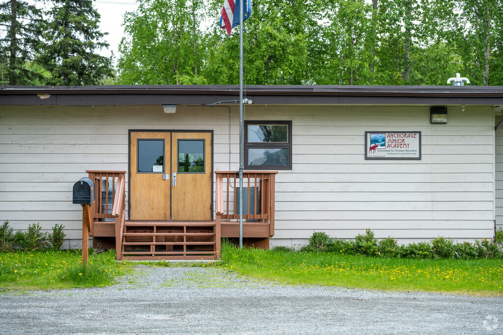Anchorage Junior Academy front entrance.