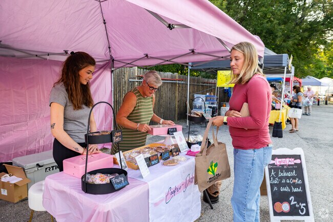 The Mast Road Community Market in Manchester has locally grown produce and artisan products.