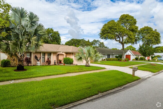 Unique foliage and manicured landscape can be found throughout the neighborhoods of Hudson.