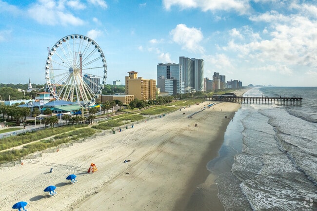 The Sky Wheel on Myrtle Beach Boardwalk is a well loved landmark.