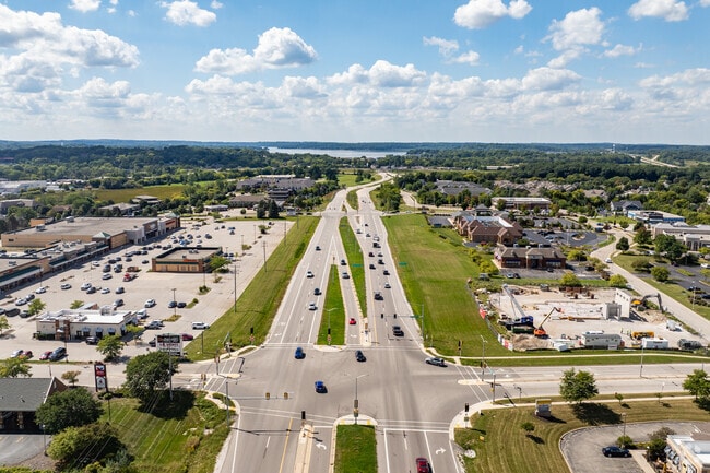 Near Pewaukee Village, big box stores like Costco and Walmart can be found off of Capitol Drive.