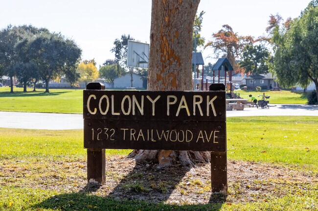 Colony Park near Downtown Manteca is a great place for residents to stretch out their legs.