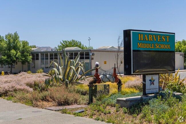 Harvest Middle School is a public middle school in the Coventry Manor neighborhood..